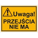 przejscia nie ma